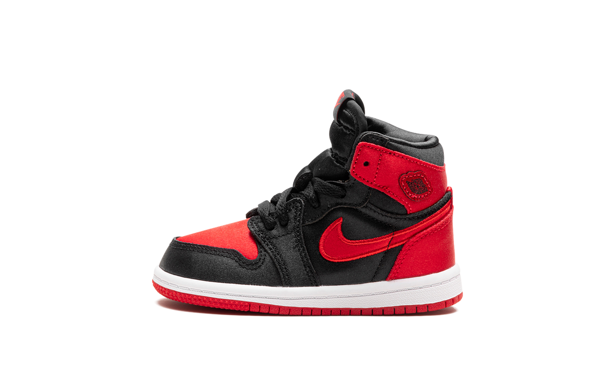 Overkicks - Air Jordan 1 Retro High OG Satin Bred (TD) (FD5305-061) - vista lateral