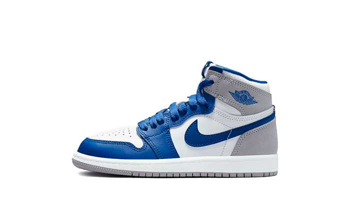 Overkicks - Air Jordan 1 Retro High OG True Blue (PS) (FD1412-410) - vista lateral