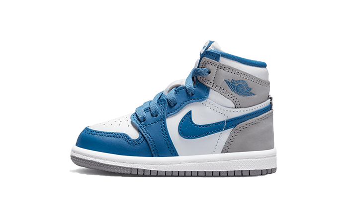 Overkicks - Air Jordan 1 Retro High OG True Blue (TD) (FD1413-410) - vista lateral