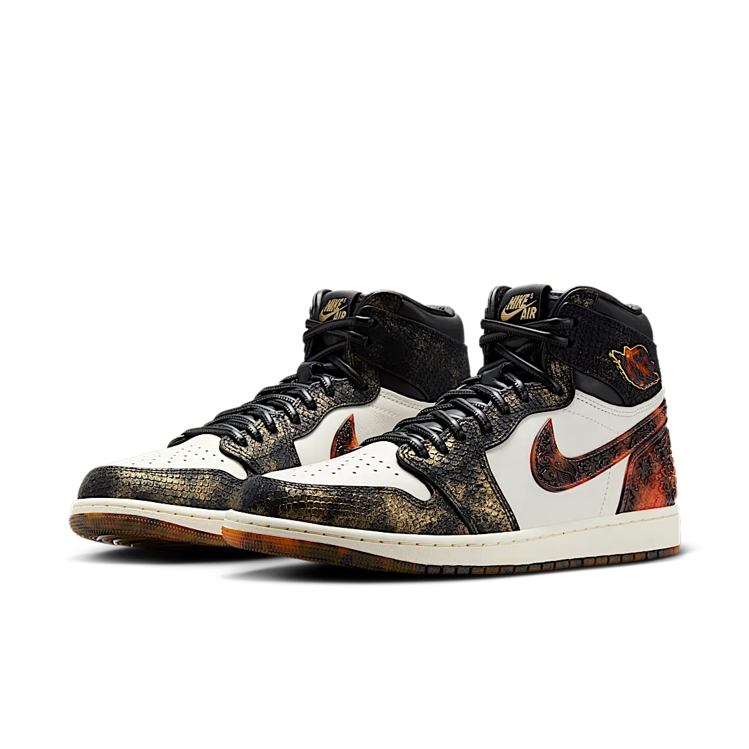 Overkicks - Air Jordan 1 Retro High OG Xuanwu Year of the Snake (IB3165-091) - vista trasera