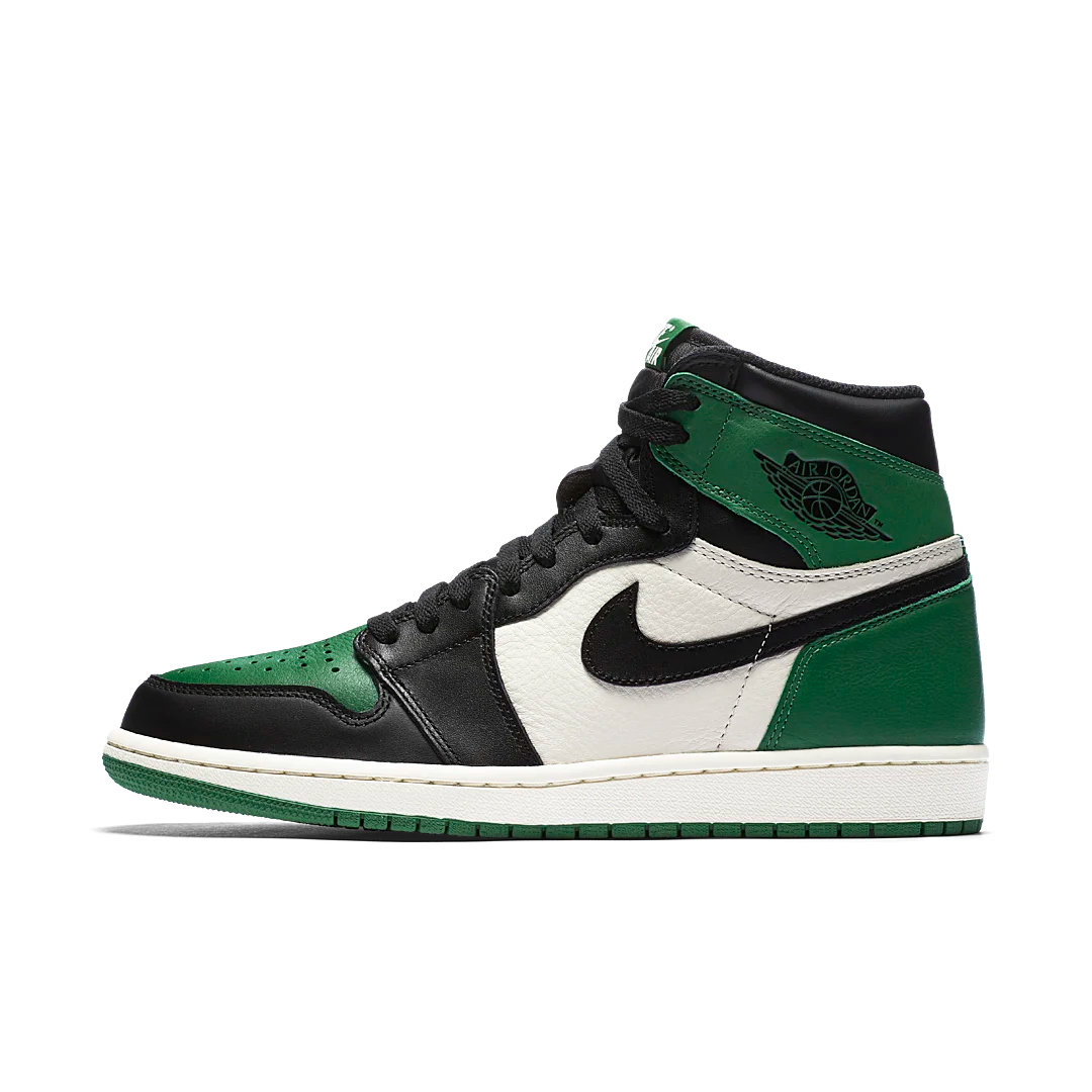 Overkicks - Air Jordan 1 Retro High Pine Green (555088-302) - vista lateral