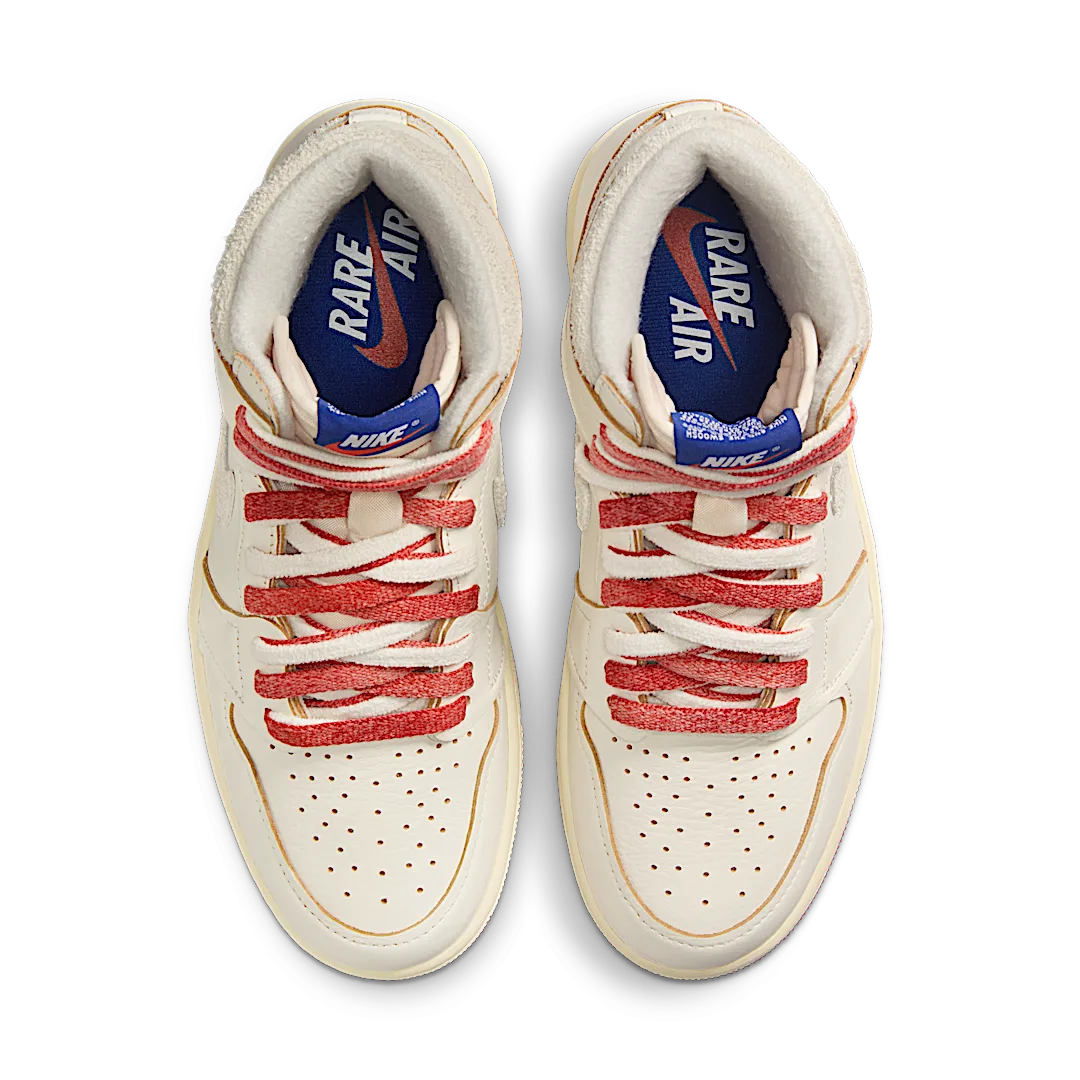 Overkicks - Air Jordan 1 Retro High Rare Air Sail Cinnabar (DB4612-100) - par completo