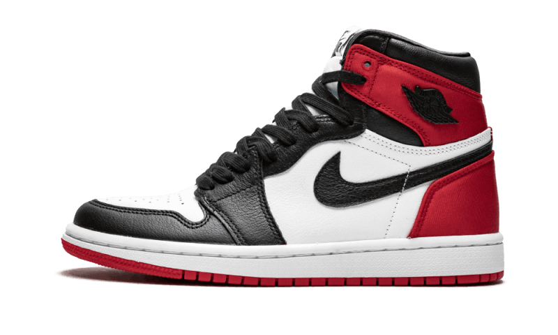 Overkicks - Air Jordan 1 Retro High Satin Black Toe (CD0461-016) - vista lateral