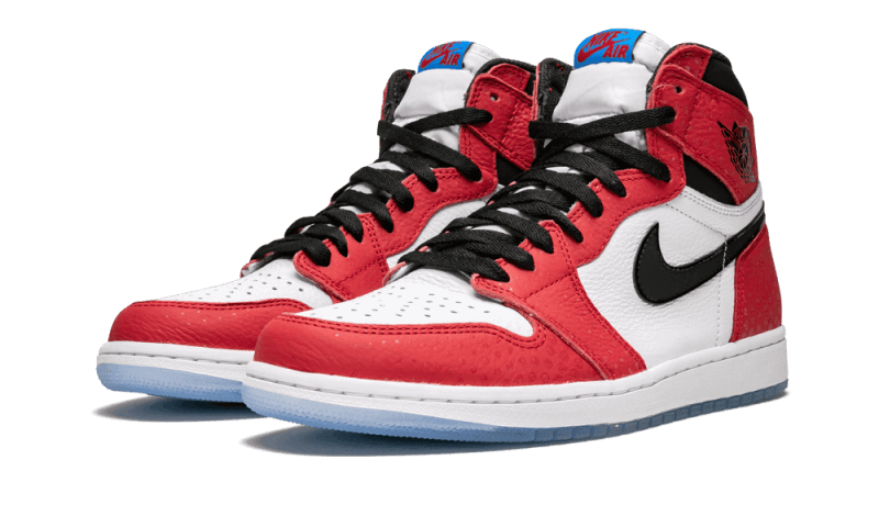 Overkicks - Air Jordan 1 Retro High Spider-Man Origin Story (555088-602) - vista trasera