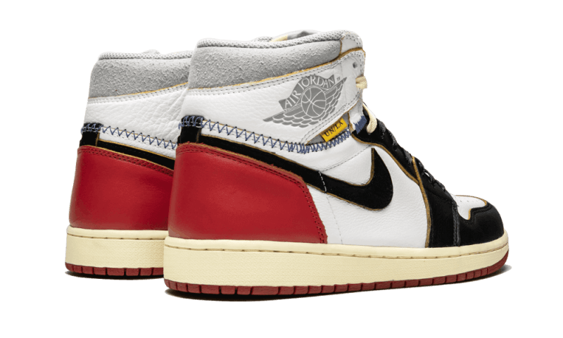 Overkicks - Air Jordan 1 Retro High Union Los Angeles Black Toe (BV1300-106) - par completo