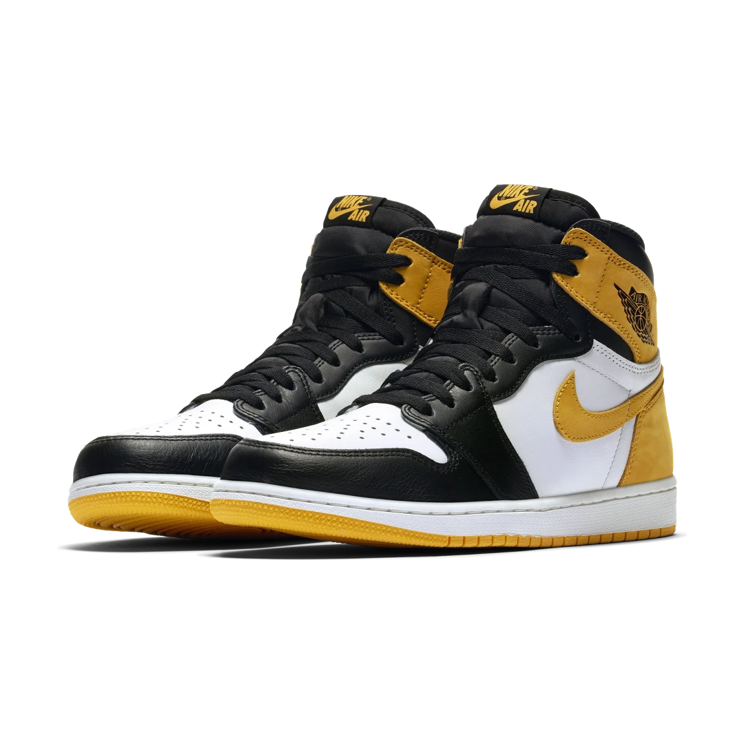 Overkicks - Air Jordan 1 Retro High Yellow Ochre (555088-109) - vista trasera