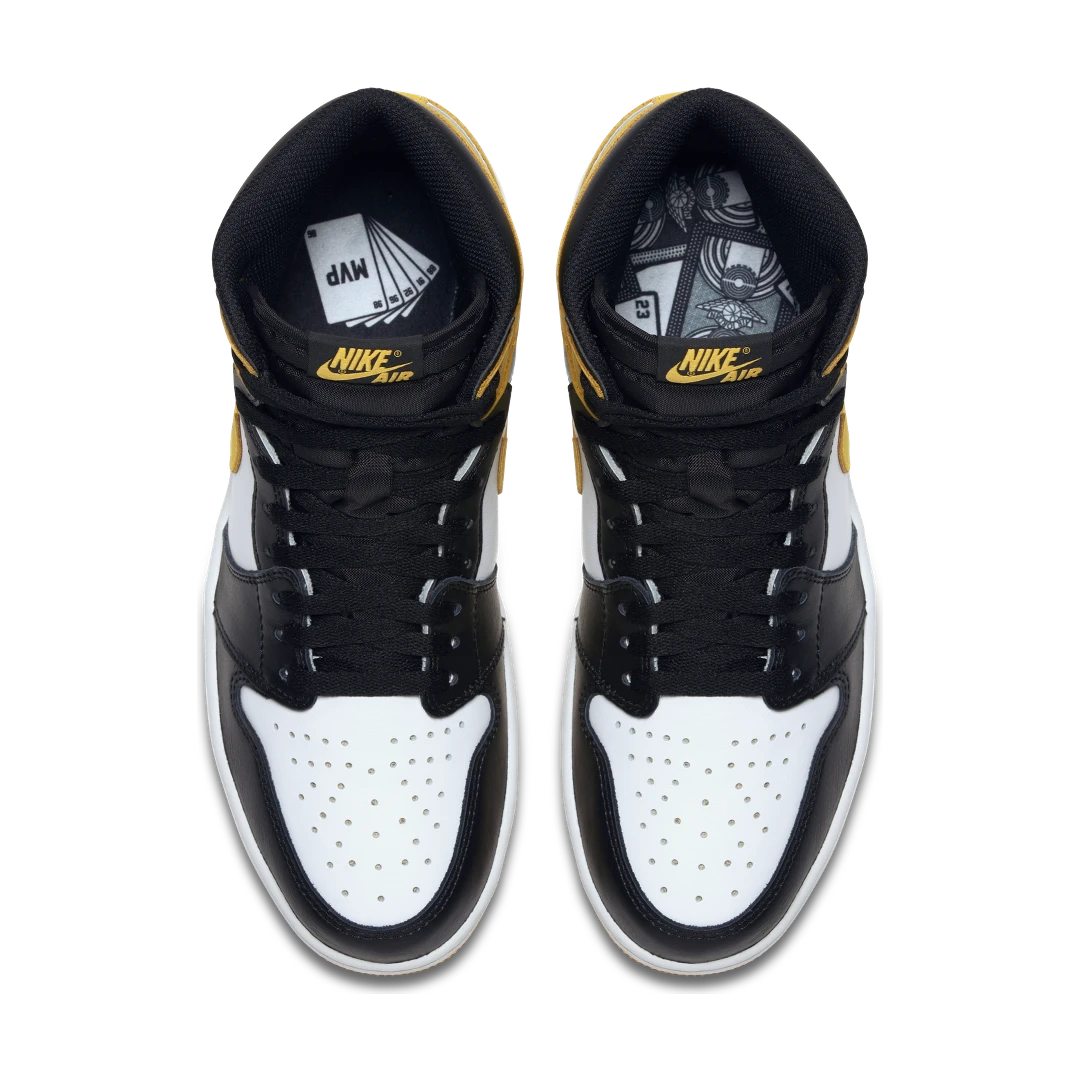 Overkicks - Air Jordan 1 Retro High Yellow Ochre (555088-109) - par completo
