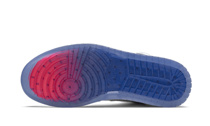 Overkicks - Air Jordan 1 Retro High Zoom White Racer Blue (CK6637-104) - detalle suela
