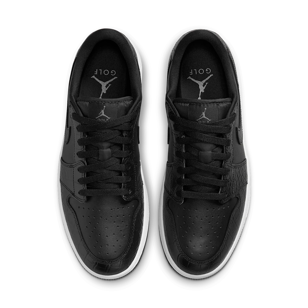 Overkicks - Air Jordan 1 Retro Low Golf Black Croc (DD9315-003) - par completo