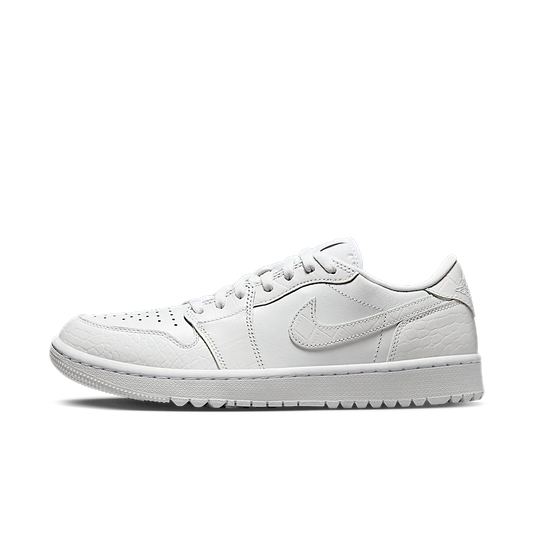 Overkicks - Air Jordan 1 Retro Low Golf White Croc (DD9315-110) - vista lateral