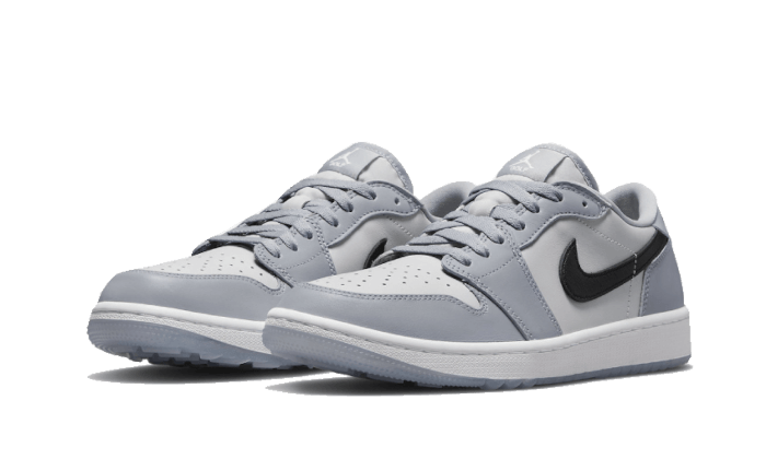 Overkicks - Air Jordan 1 Retro Low Golf Wolf Grey (DD9315-002) - vista trasera