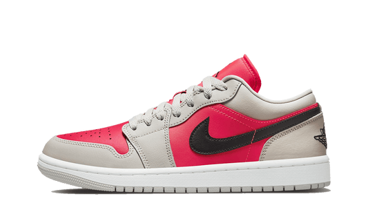 Overkicks - Air Jordan 1 Retro Low Light Iron Ore Siren Red (DC0774-060) - vista lateral