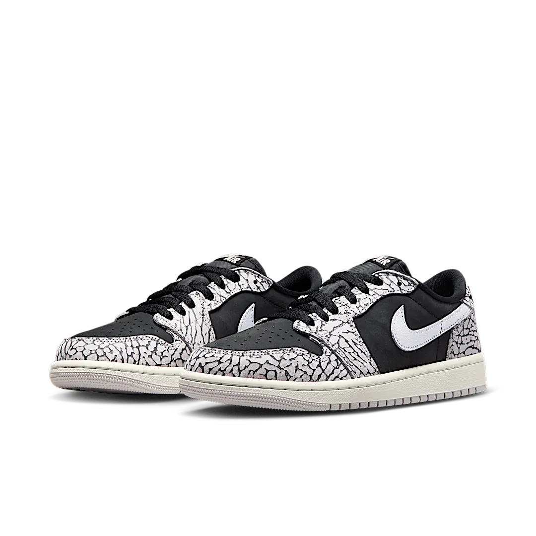Overkicks - Air Jordan 1 Retro Low OG Black Cement (Women's) (CZ0775-001) - imagen 2
