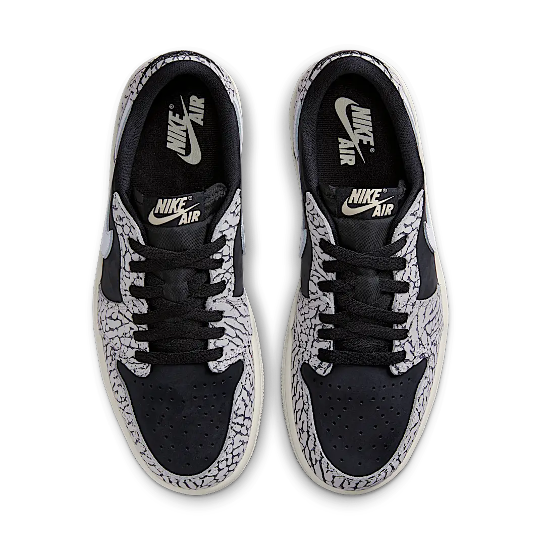 Overkicks - Air Jordan 1 Retro Low OG Black Cement (Women's) (CZ0775-001) - imagen 3