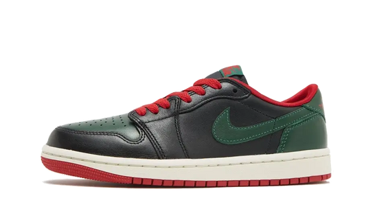 Overkicks - Air Jordan 1 Retro Low OG Gorge Green Varsity Red (CZ0775-036) - vista lateral
