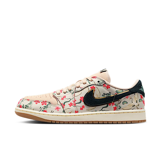 Overkicks - Air Jordan 1 Retro Low OG Rui Hachimura Oatmeal (HV8293-100) - vista lateral