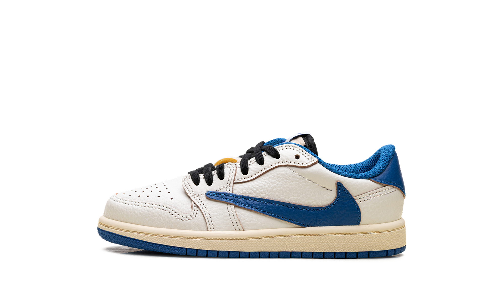 Air Jordan 1 Retro Low OG SP Fragment x Travis Scott Sail Military Blu ...