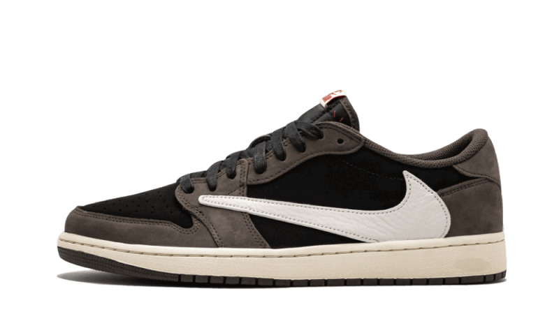 Overkicks - Air Jordan 1 Retro Low OG SP Travis Scott Mocha (CQ4277-001) - vista lateral