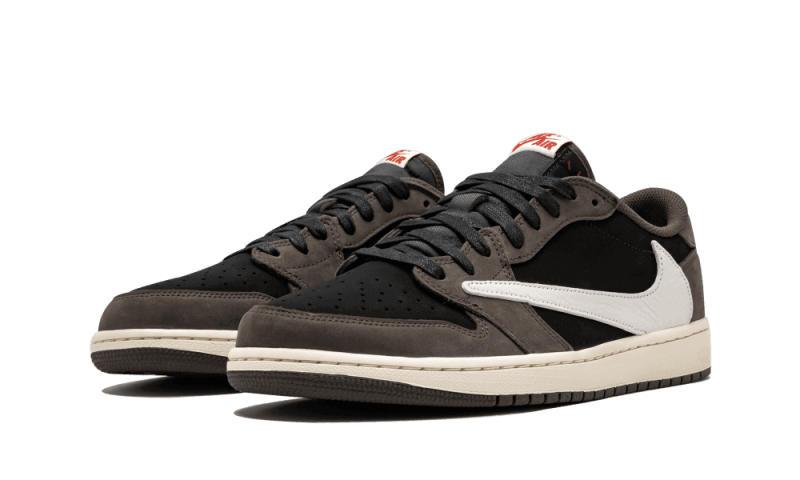 Overkicks - Air Jordan 1 Retro Low OG SP Travis Scott Mocha (CQ4277-001) - vista trasera