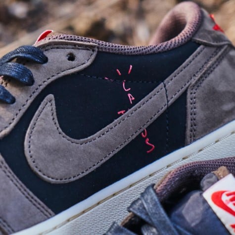 Overkicks - Air Jordan 1 Retro Low OG SP Travis Scott Mocha (CQ4277-001) - vista superior