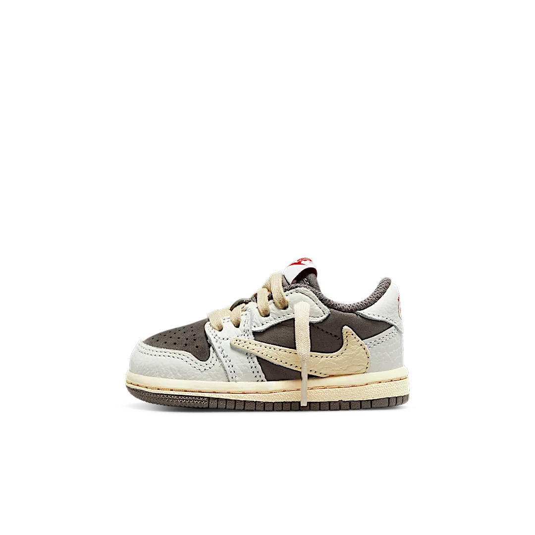 Overkicks - Air Jordan 1 Retro Low OG SP Travis Scott Reverse Mocha (TD) (DO5441-162) - vista lateral