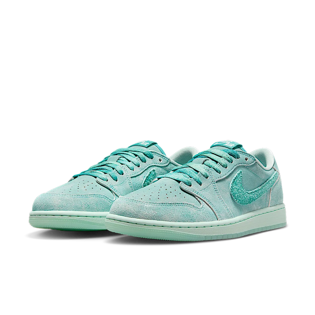 Overkicks - Air Jordan 1 Retro Low OG Washed Teal (HQ8111-300) - vista trasera