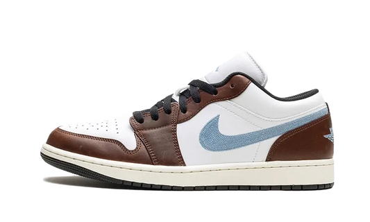 Overkicks - Air Jordan 1 Retro Low SE Brown Blue Grey (FQ7832-142) - vista lateral