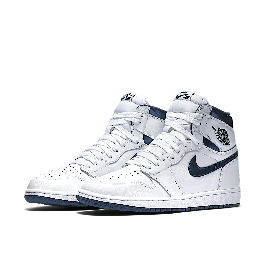 Overkicks - Air Jordan 1 Retro Metallic Navy (2016) (555088-106) - vista trasera