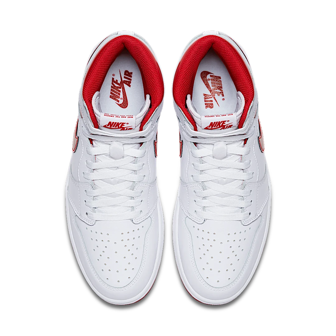 Overkicks - Air Jordan 1 Retro Metallic Red (2017) (555088-103) - par completo
