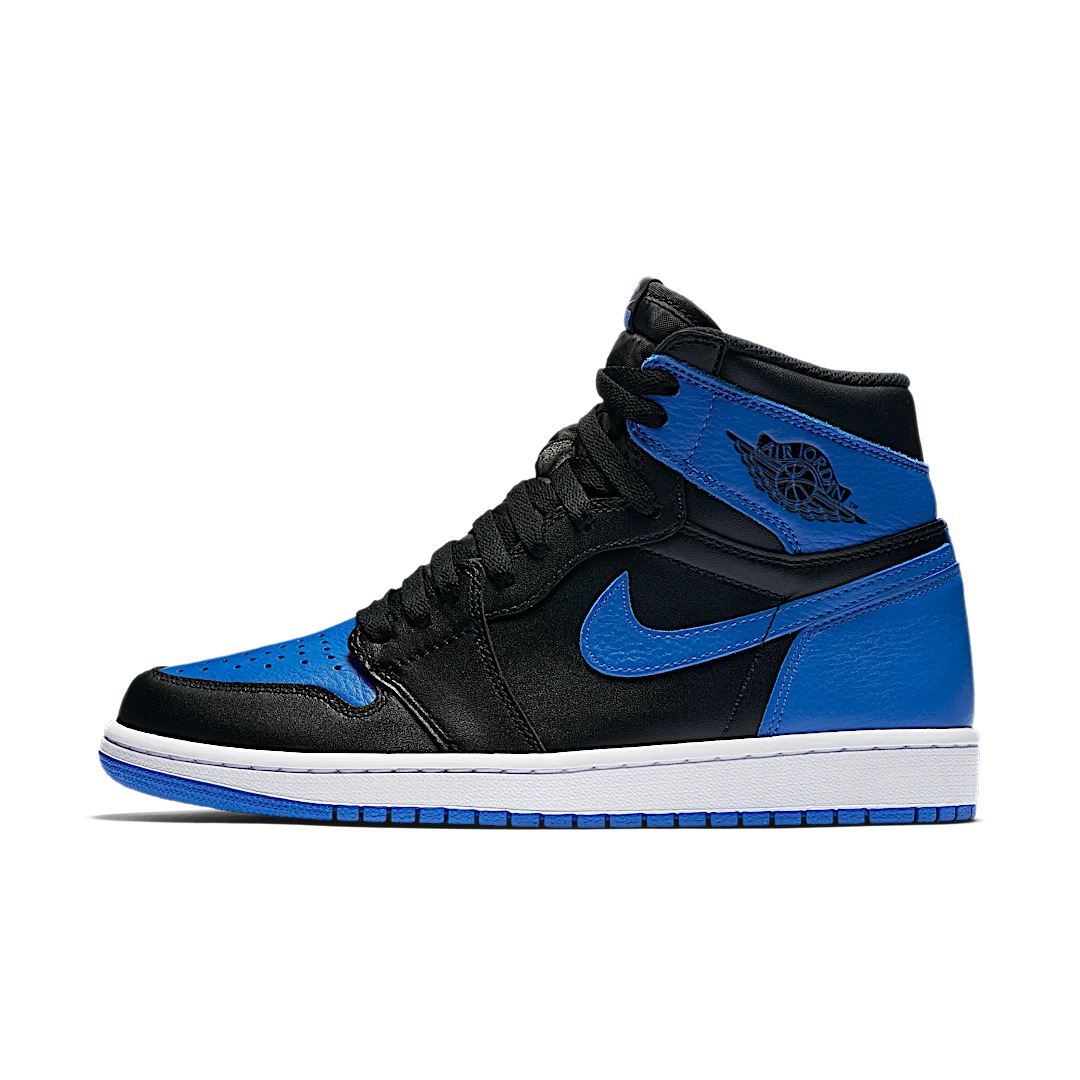 Overkicks - Air Jordan 1 Retro Royal (2017) (555088-007) - vista lateral