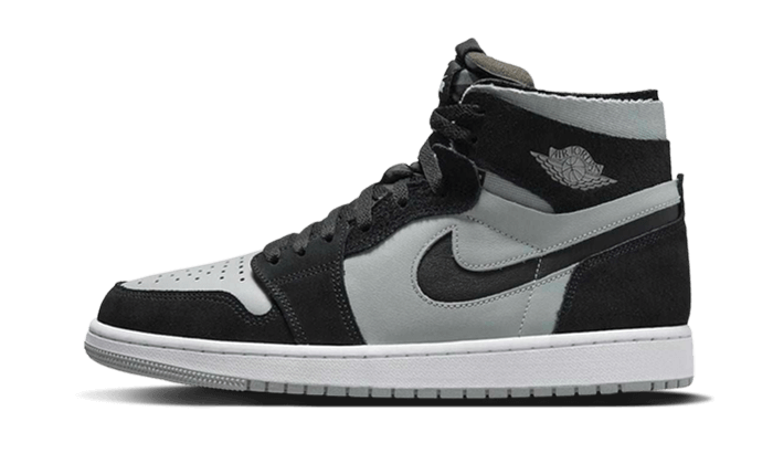 Overkicks - Air Jordan 1 Zoom CMFT Black Light Smoke Grey (CT0978-001) - vista lateral