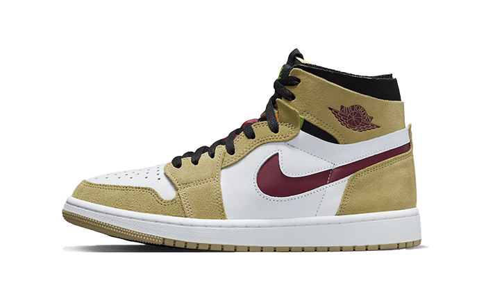 Overkicks - Air Jordan 1 Zoom CMFT Neutral Olive (CT0978-203) - vista lateral