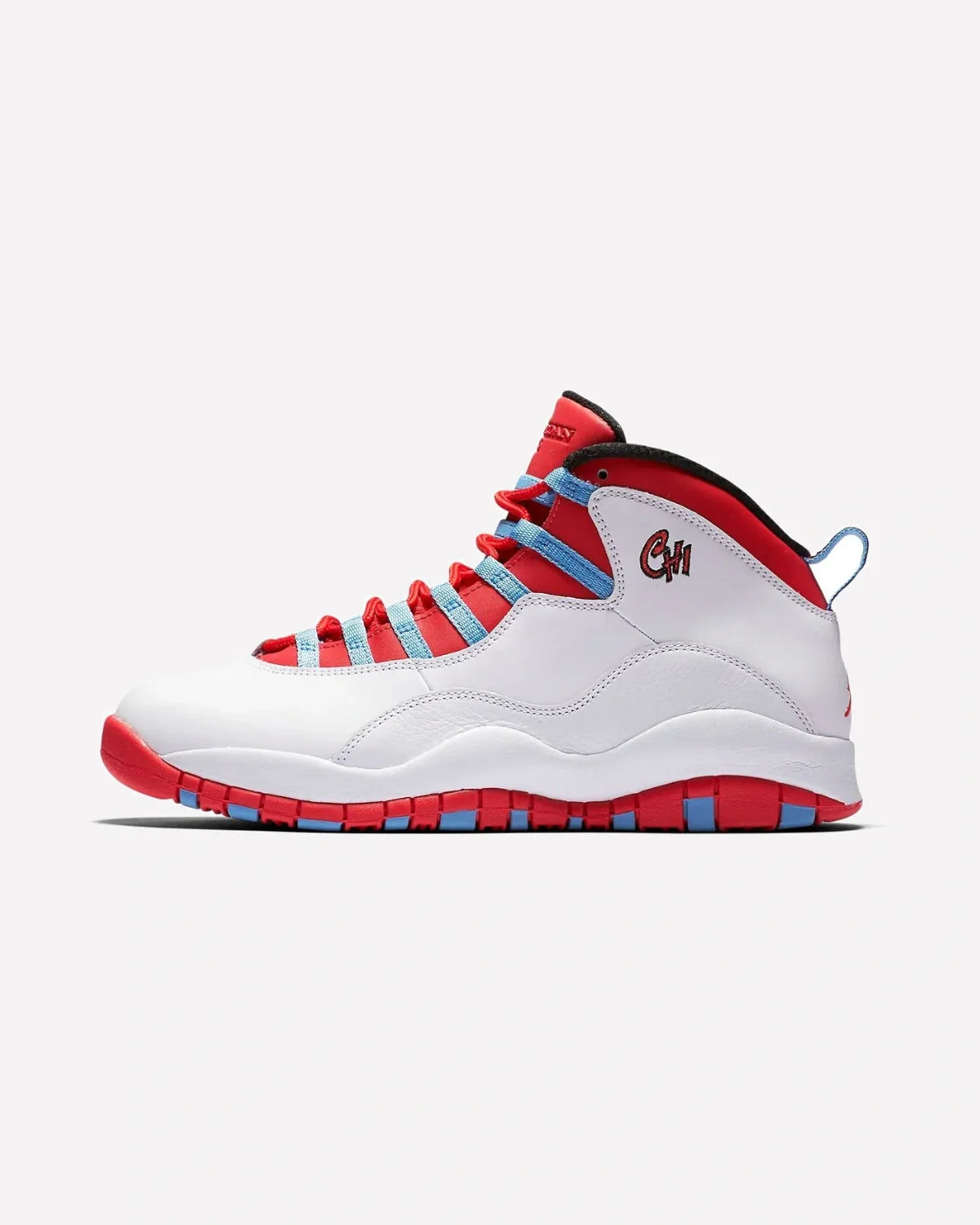 Overkicks - Air Jordan 10 Retro Chicago Flag (310805-114) - vista lateral