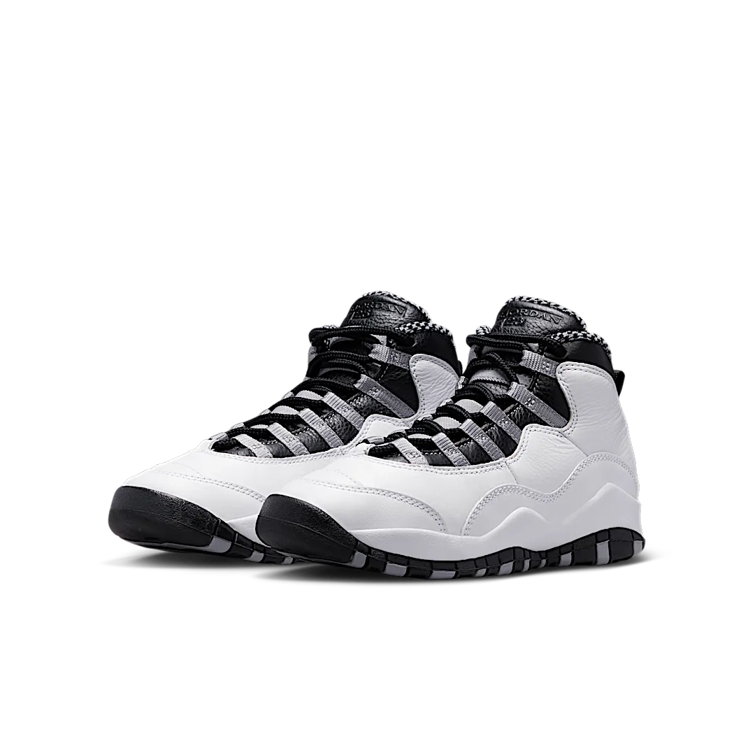Overkicks - Air Jordan 10 Retro Steel (2025) (GS) (IB7359-104) - imagen 2