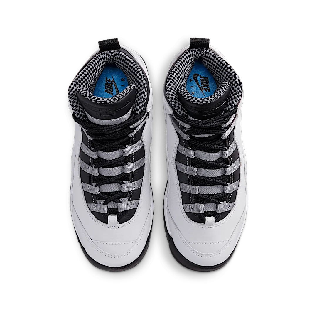 Overkicks - Air Jordan 10 Retro Steel (2025) (GS) (IB7359-104) - imagen 3
