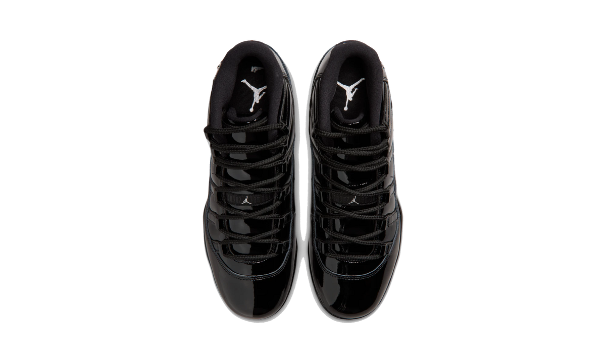 Overkicks - Air Jordan 11 Mid TD Cleat Patent Black (HM7324-001) - vista superior