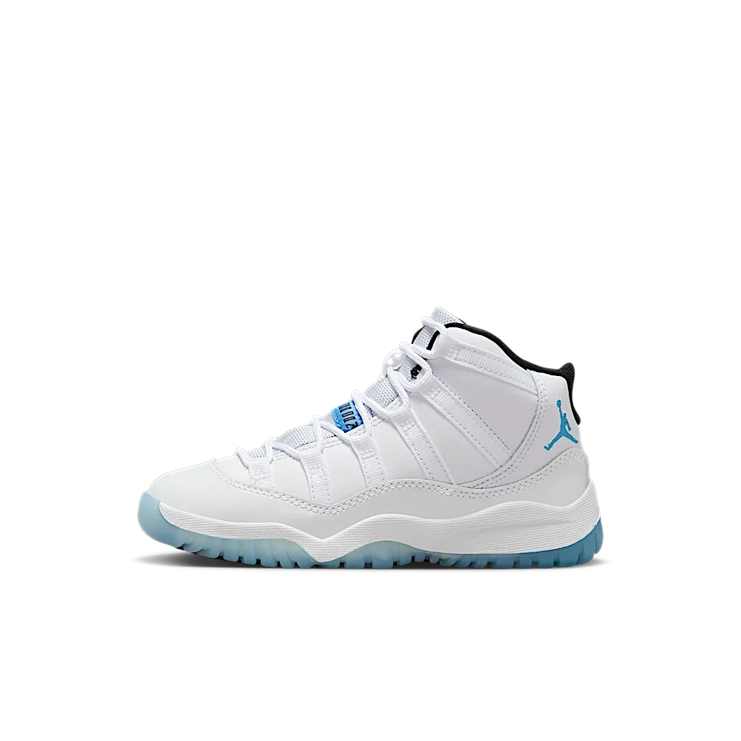 Overkicks - Air Jordan 11 Retro Legend Blue (2024) (PS) (378039-104) - vista lateral