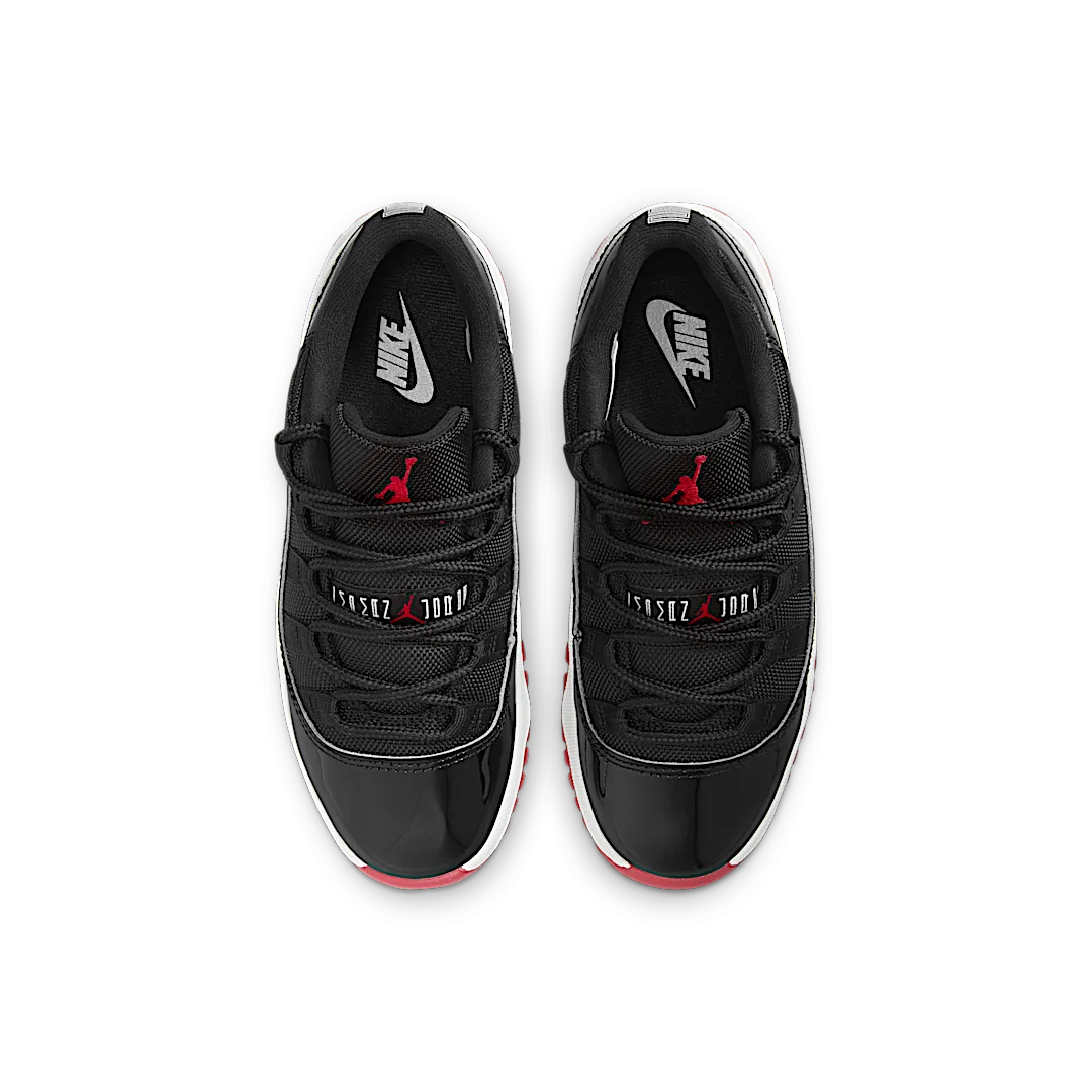 Overkicks - Air Jordan 11 Retro Low Bred (PS) (2025) (FV5116-006) - imagen 3