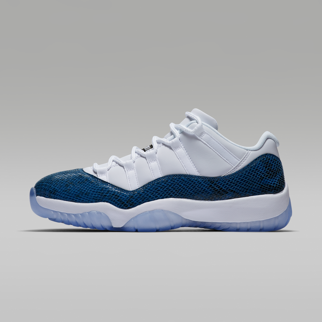 Overkicks - Air Jordan 11 Retro Low Snake Navy (2019) (CD6846-102) - vista lateral