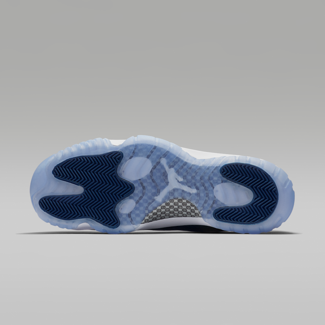Overkicks - Air Jordan 11 Retro Low Snake Navy (2019) (CD6846-102) - detalle suela
