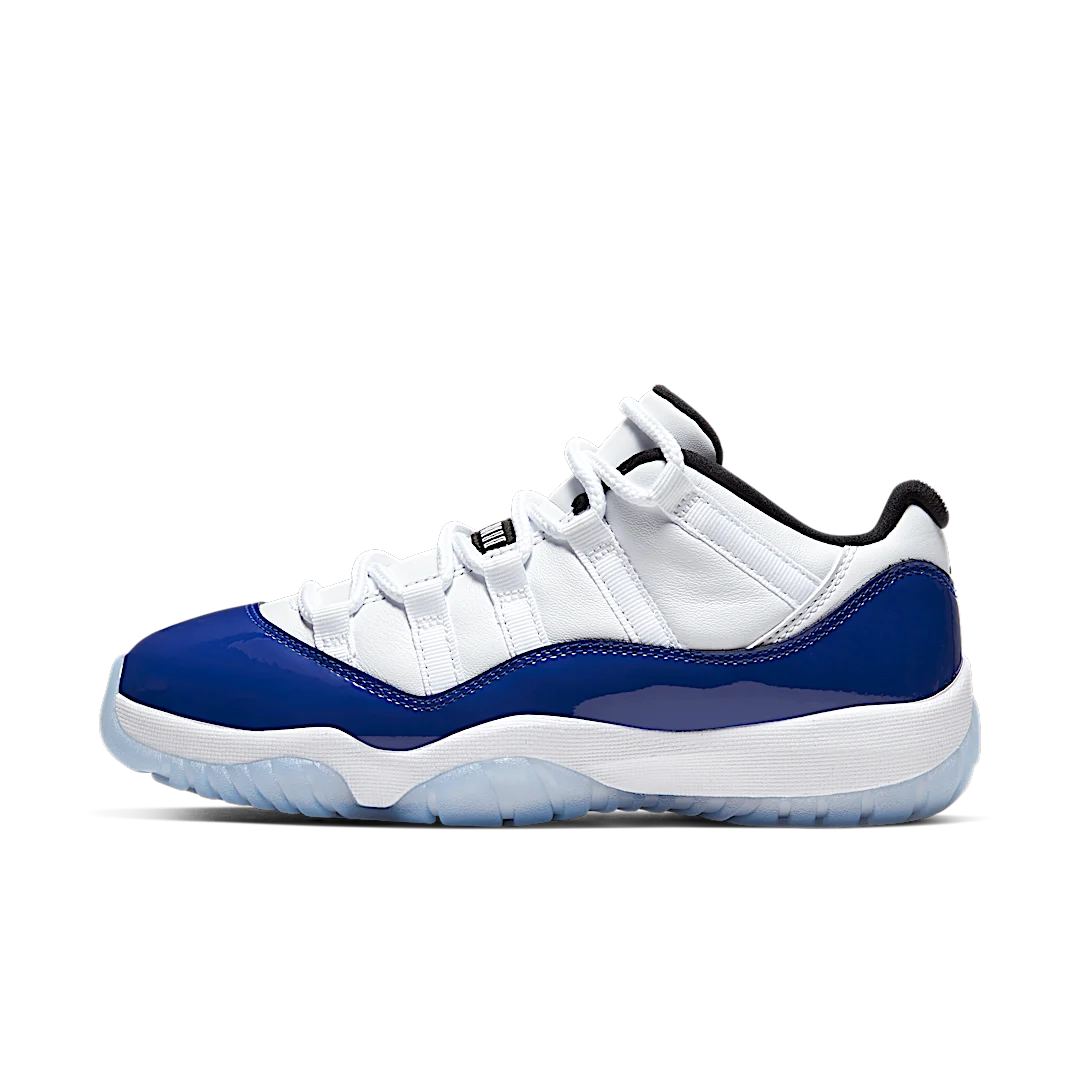 Overkicks - Air Jordan 11 Retro Low White Concord (AH7860-100) - vista lateral