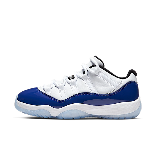 Overkicks - Air Jordan 11 Retro Low White Concord (AH7860-100) - vista lateral