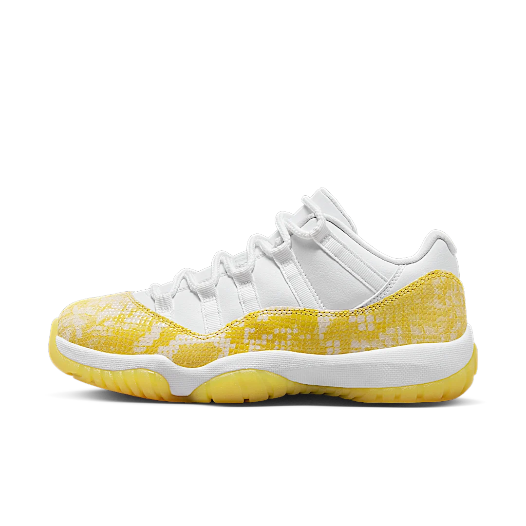 Overkicks - Air Jordan 11 Retro Low Yellow Snakeskin (AH7860-107) - vista lateral
