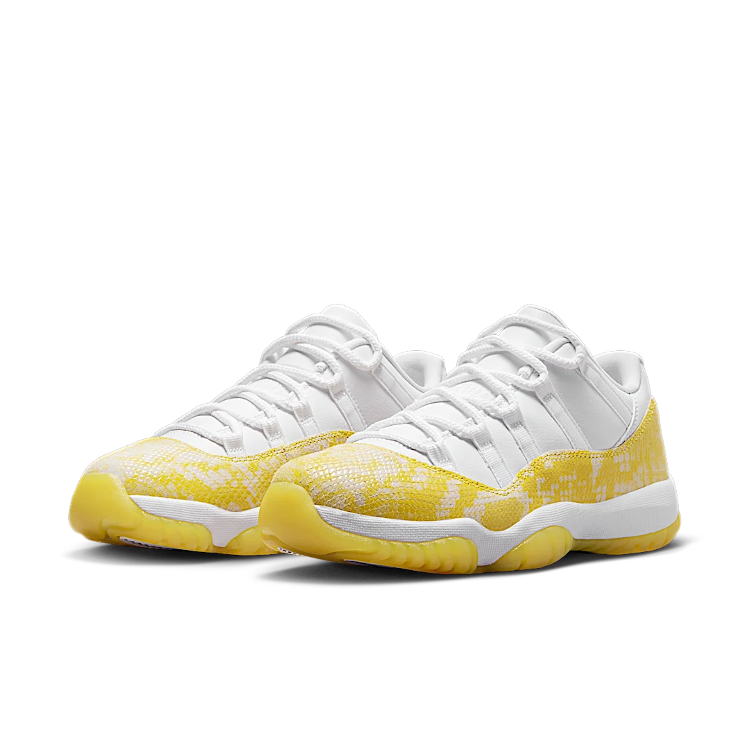 Overkicks - Air Jordan 11 Retro Low Yellow Snakeskin (AH7860-107) - vista trasera