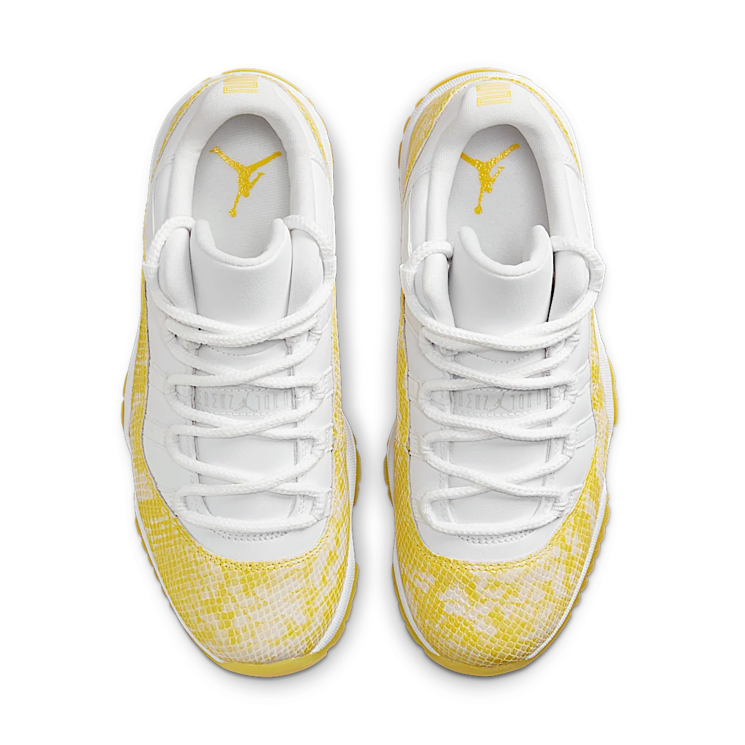 Overkicks - Air Jordan 11 Retro Low Yellow Snakeskin (AH7860-107) - par completo