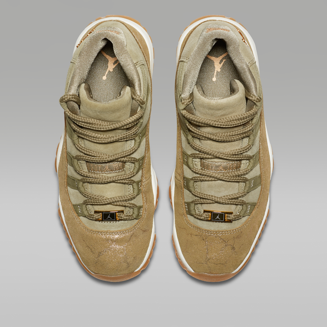 Overkicks - Air Jordan 11 Retro Neutral Olive (AR0715-200) - par completo