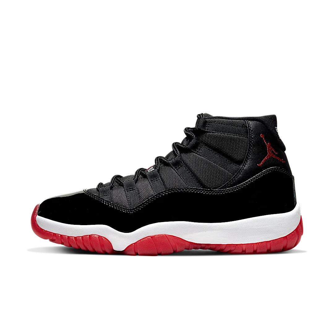 Overkicks - Air Jordan 11 Retro Playoffs Bred (2019) (378037-061) - vista lateral
