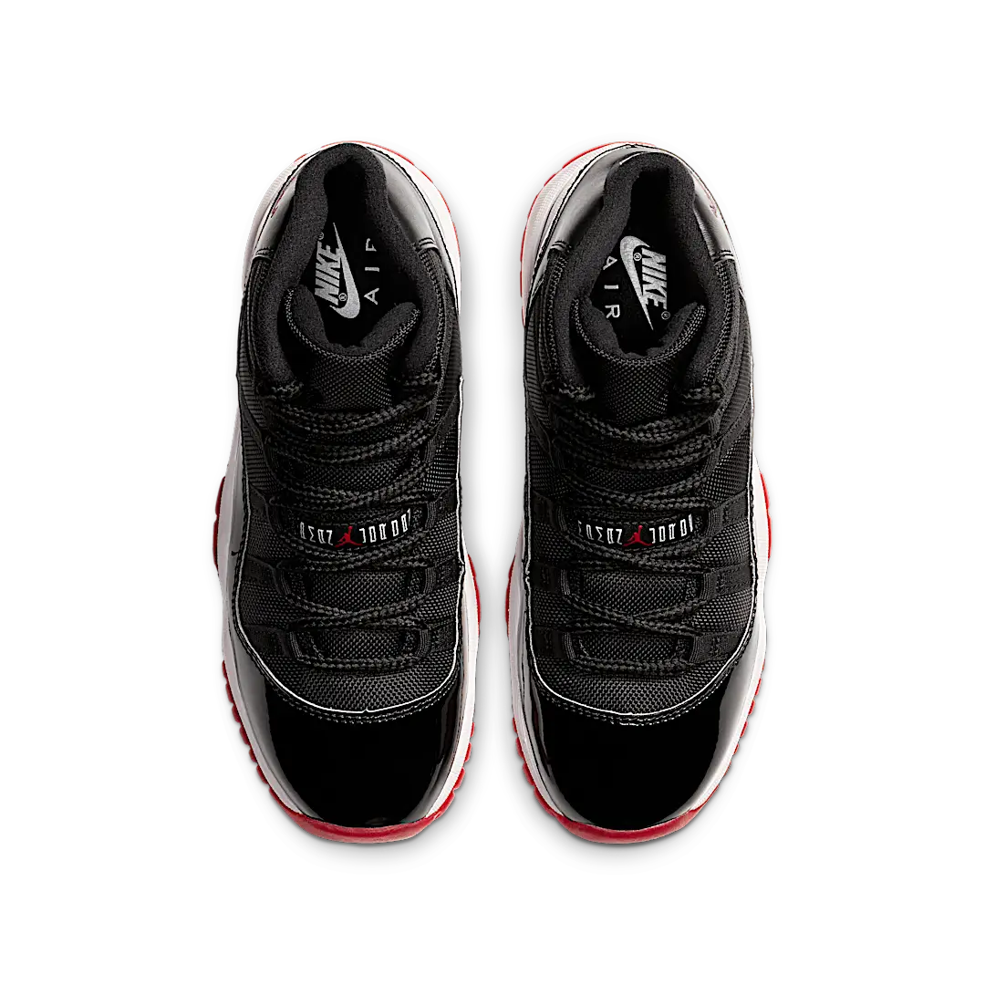 Overkicks - Air Jordan 11 Retro Playoffs Bred (2019) (GS) (378038-061) - imagen 3