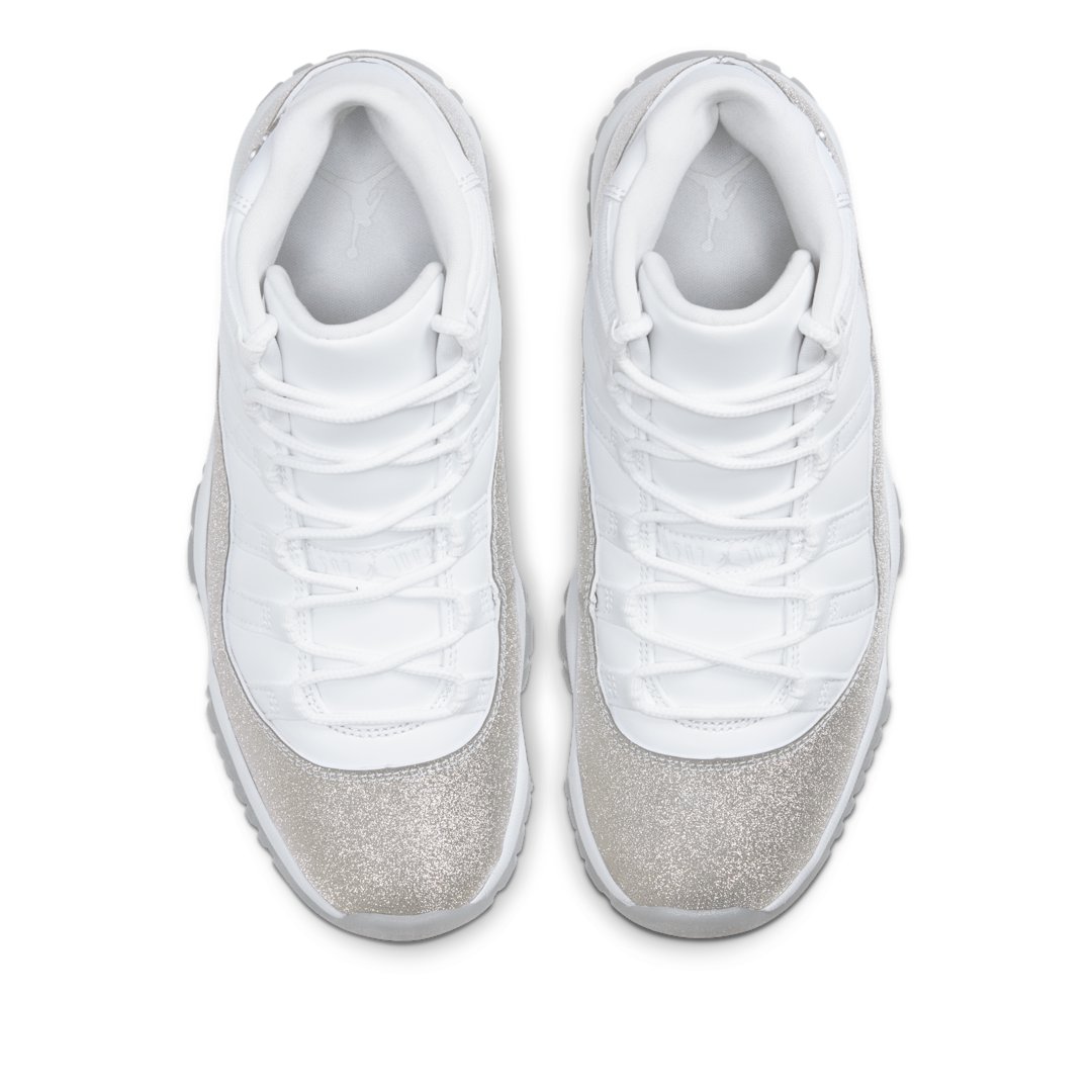 Overkicks - Air Jordan 11 Retro White Metallic Silver (AR0715-100) - par completo