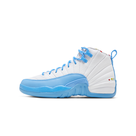 Overkicks - Air Jordan 12 Retro Emoji (GS) (DQ4365-114) - vista lateral